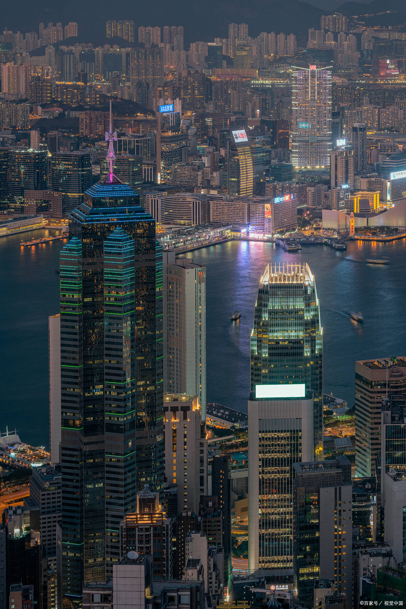 香港夜景头像图片