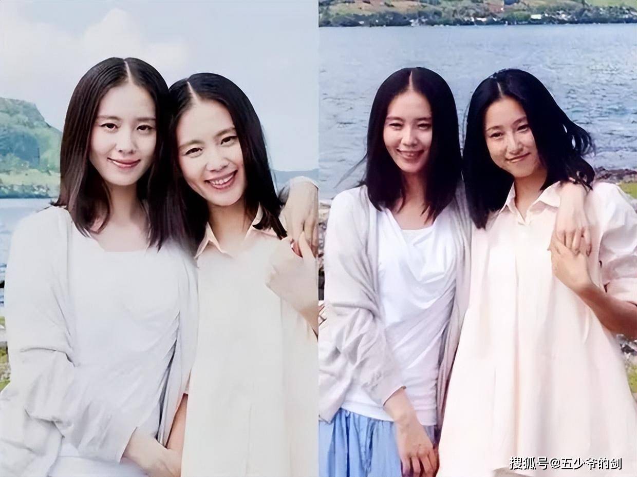 刘诗诗和替身的合影俩人几乎一模一样简直分不清她俩谁是谁了