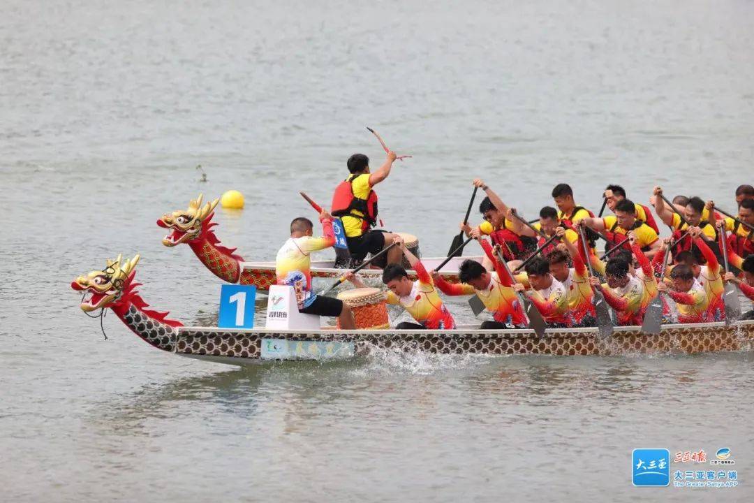 超燃现场龙舟竞渡奋楫争先
