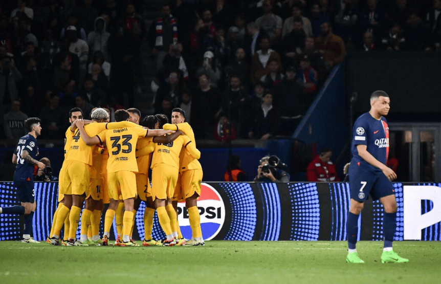 从11到23大巴黎遭遇难题欧冠客战巴萨踢平淘汰出局