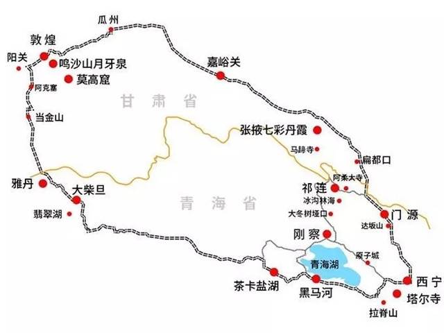大西北环线八天自由行游玩攻略西北8日游攻略最佳线路推荐