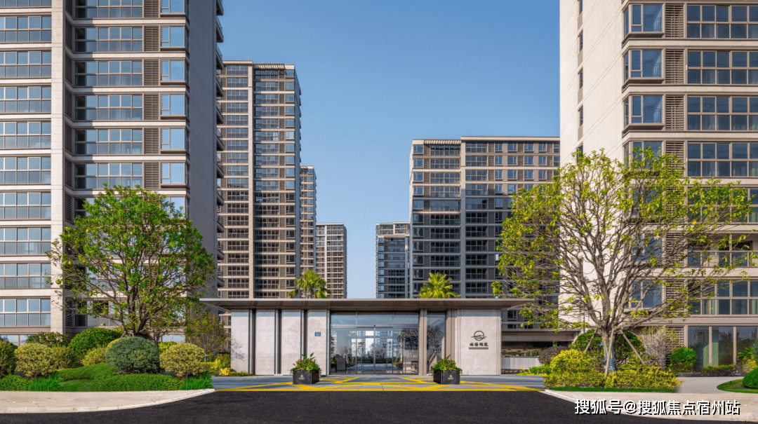 式入户大门,入口形象展示界面,实行人车分流管控,巧妙隐藏刷卡门禁