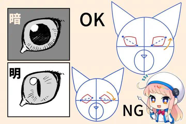 【水彩之翼教育】可爱小猫咪怎么画?教你如何画好真正的小猫!_形状_轮