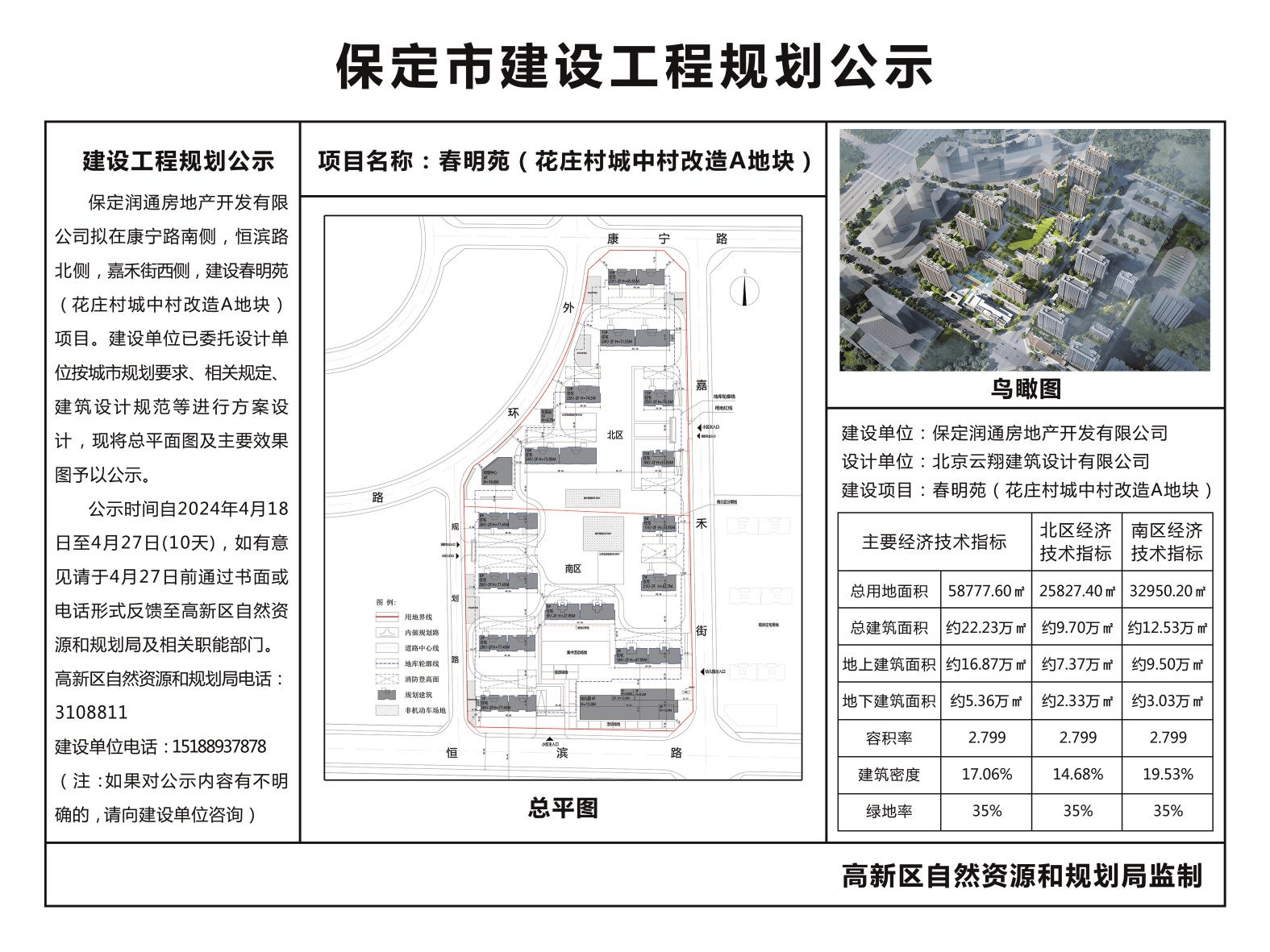 保定高新区规划图图片