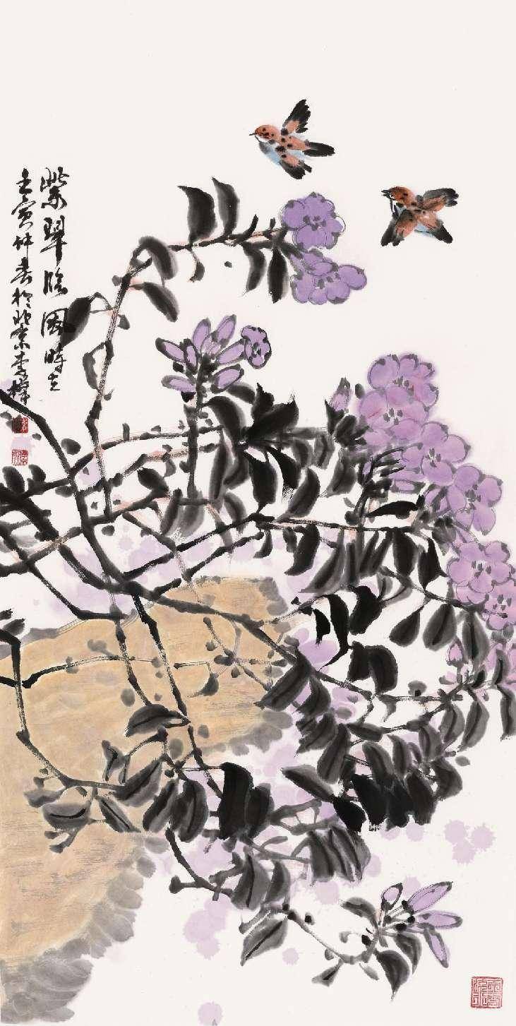 画坛快讯 | "彩墨诗语"李桦水墨重彩花鸟画精品展