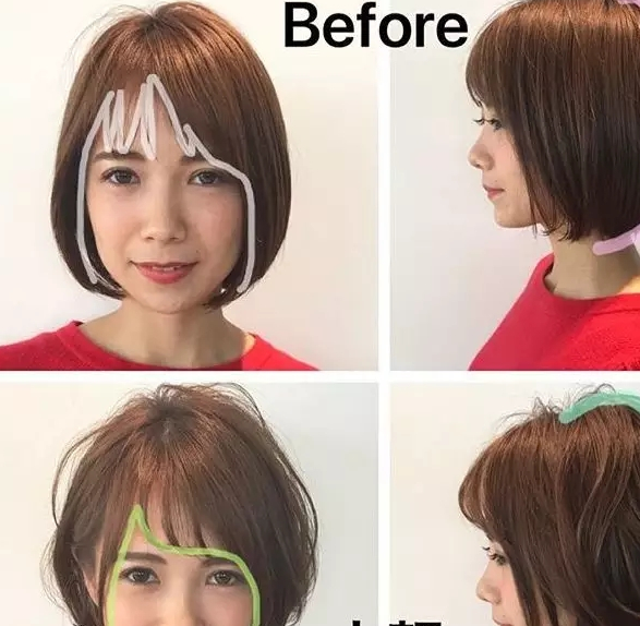 这些减龄发型怕是你都没见过喔_脸型_姐姐_短发