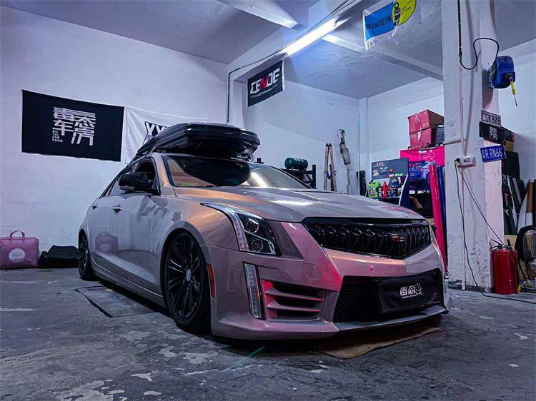 潮流风格 凯迪拉克改装airbft空气悬挂案例