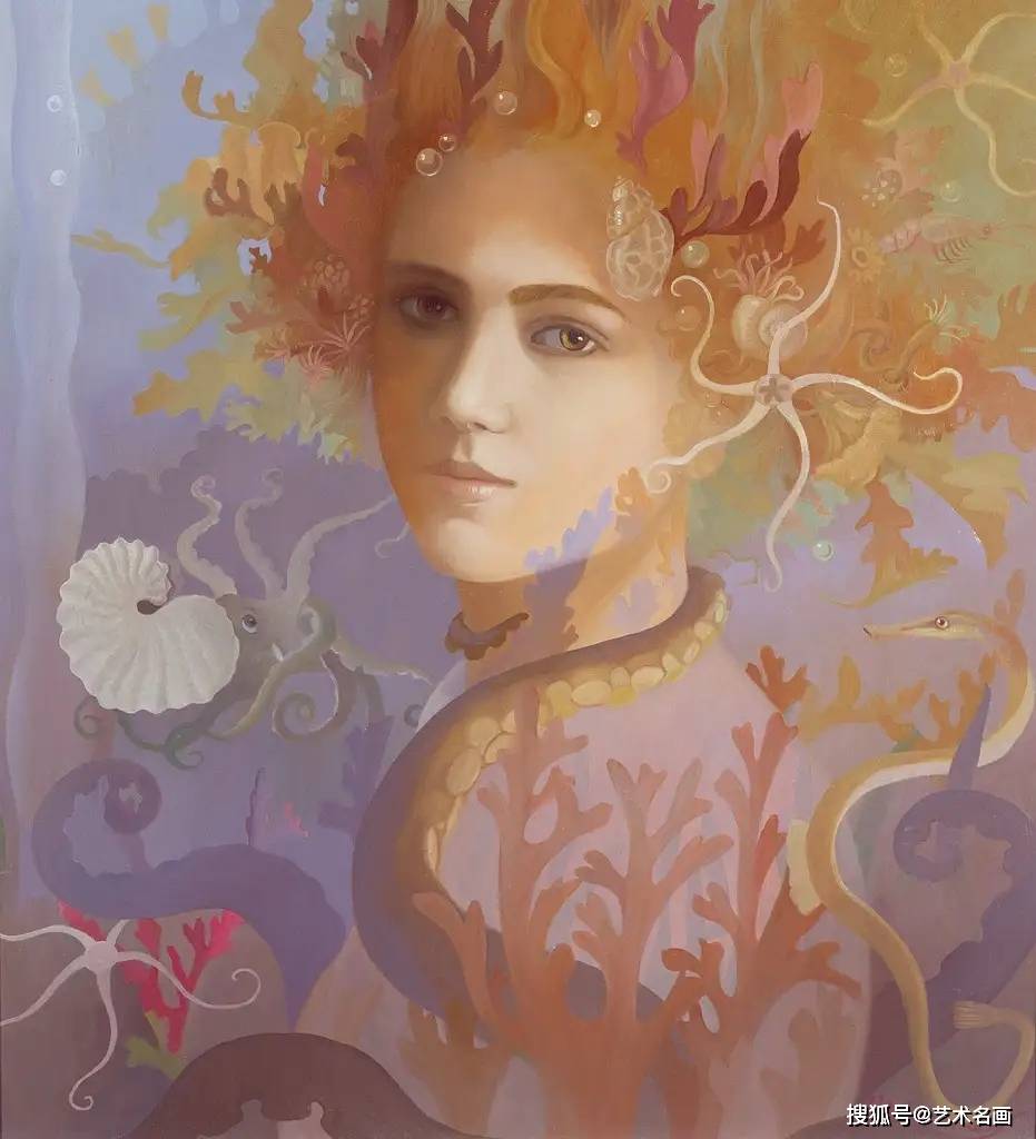 英国现代艺术家lizzierichnisazh的插画世界︱艺术名画