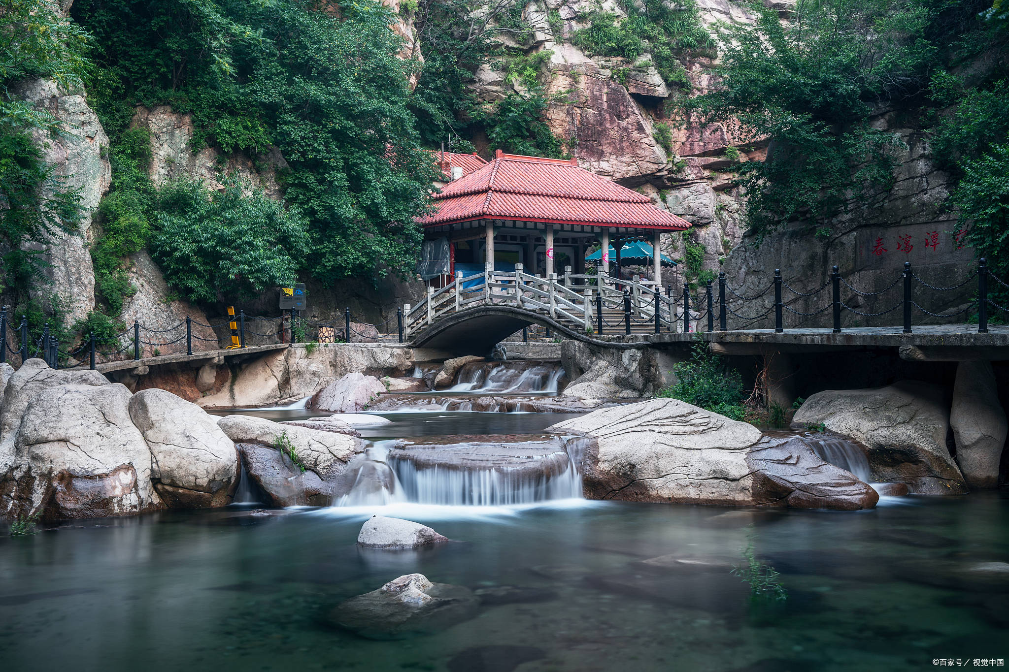 崂山八水河景区介绍图片