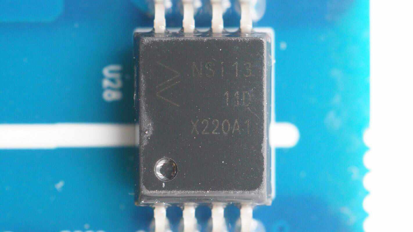 隔离放大器来自纳芯微,型号nsi1311,用于电压检测和隔离传输.