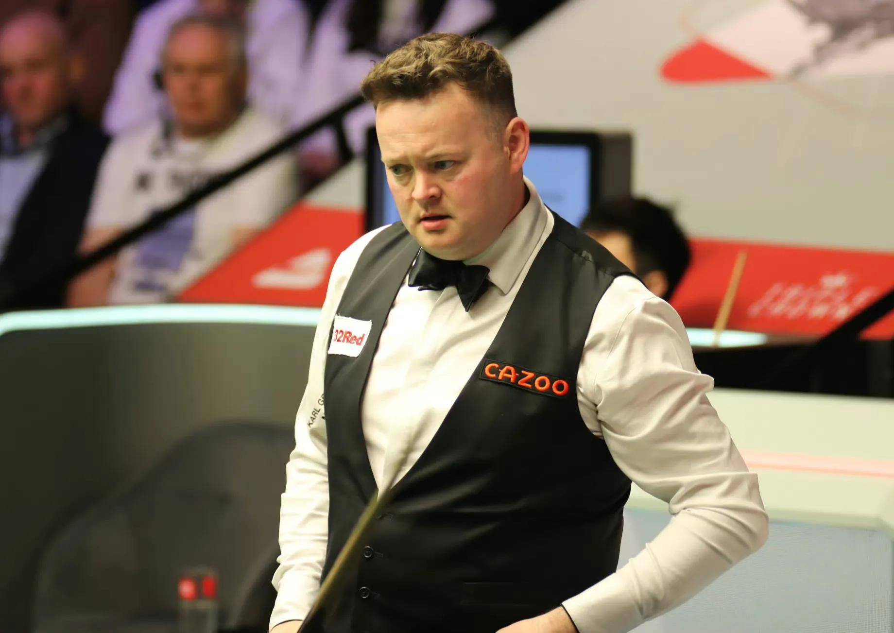 世锦赛种子齐落马,庞俊旭领先老米,小斯紧追马威,丁俊晖战司机_宾汉姆