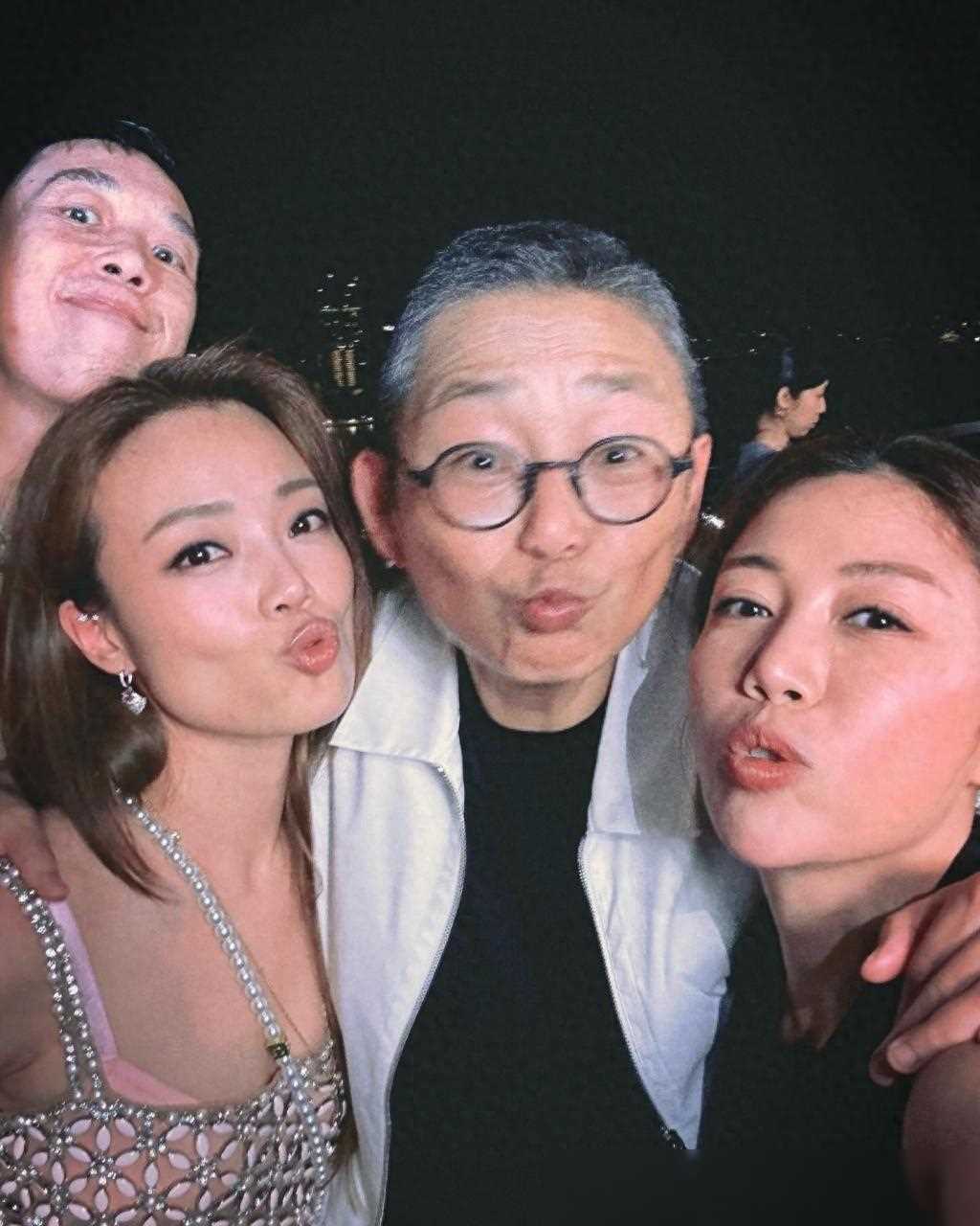 林青霞好友大寿罕见开金口,中性风帅气又飒,张艾嘉献唱助兴_俞琤_生日
