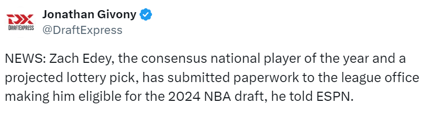周志豪正式宣布参加选秀：自信在NBA打得更好 预测顺位首轮第14