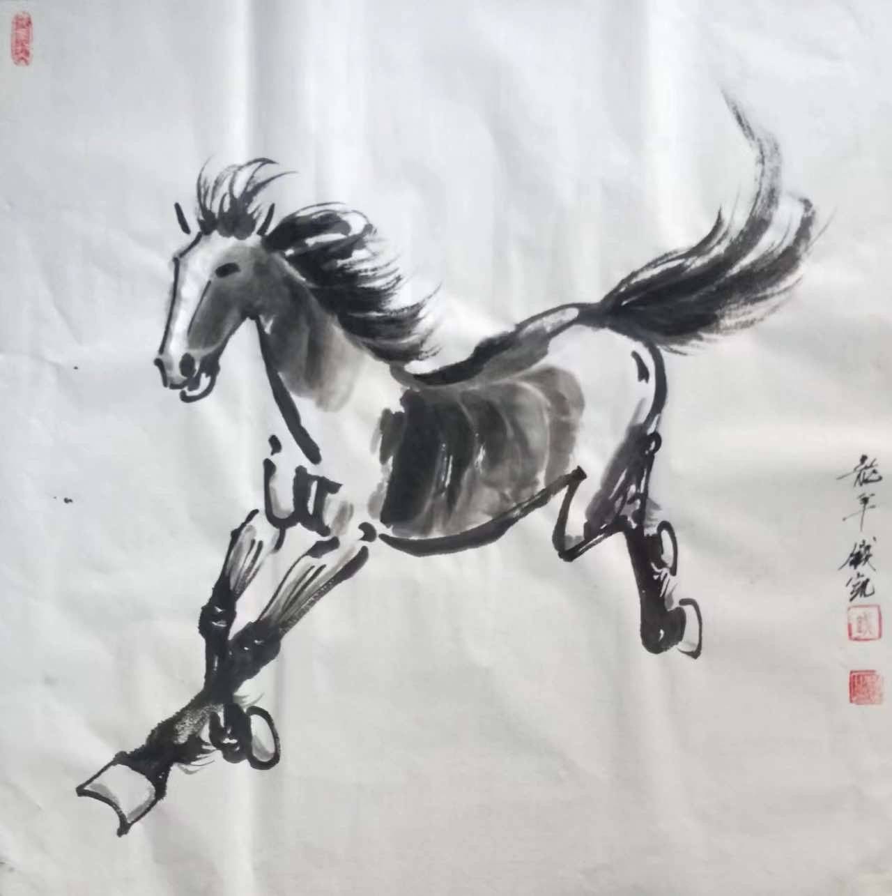 赞钱凯画马( 组诗 )_手机搜狐网