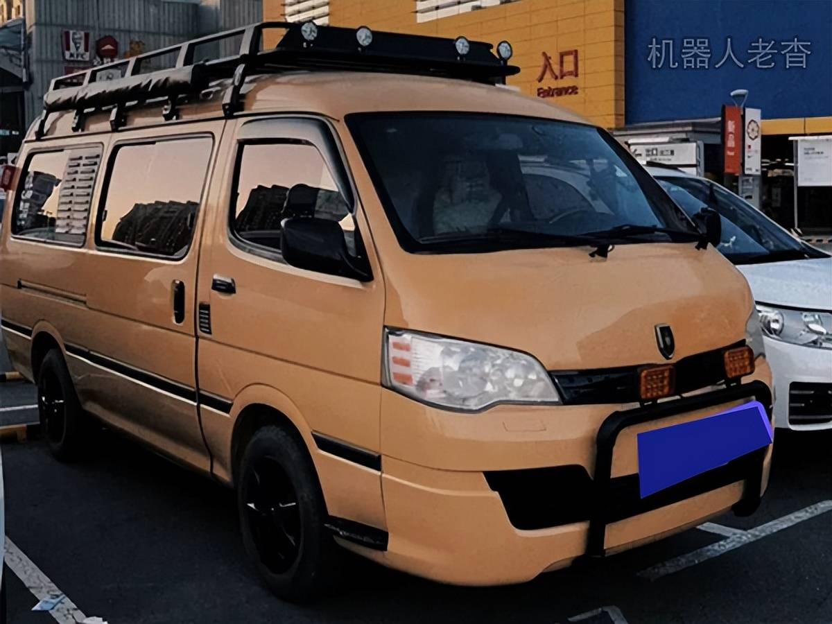 实用小房车设计,金杯海狮改装床车旅行,diy大面包露营车自驾游