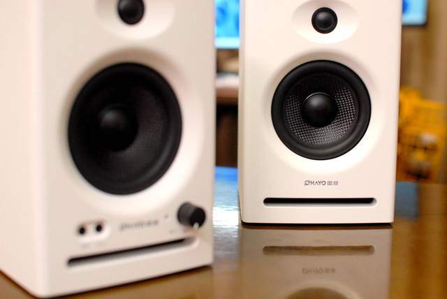 雷登V12高保真有源监听音箱:D类功放驱动,高音如丝,低音震撼