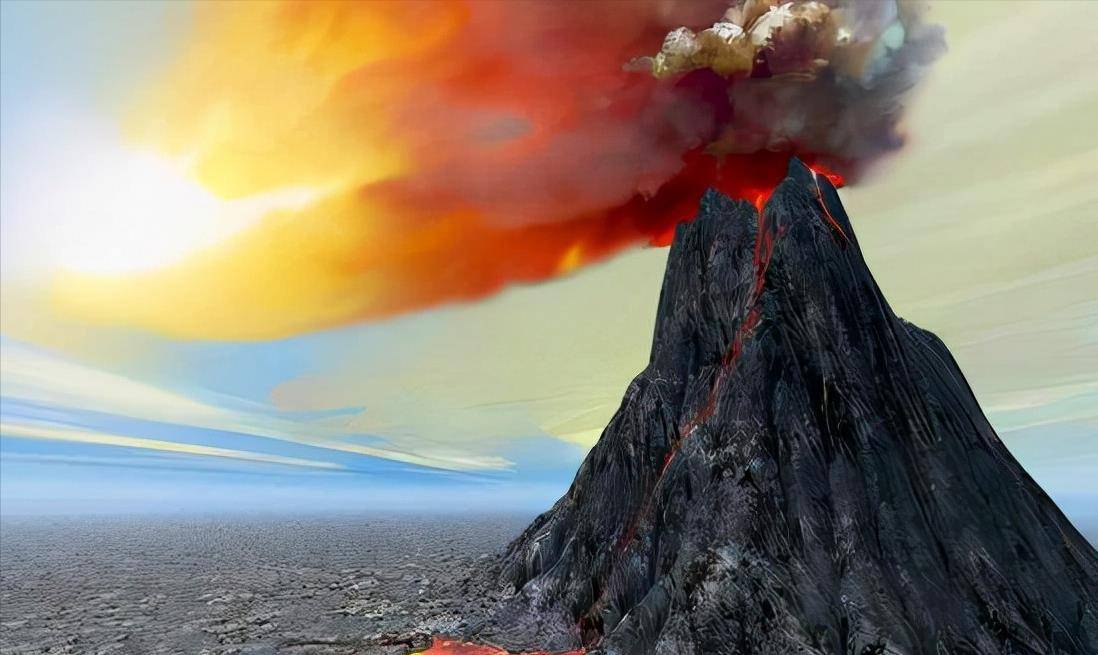 斐济火山图片