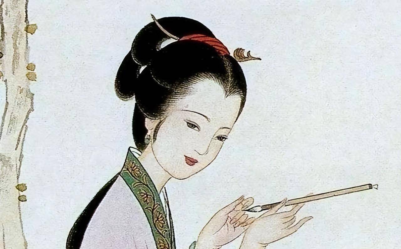 唐朝时,女子还能穿露一点胸膛的衣裳,但到了宋朝,布料一下子就裹到了