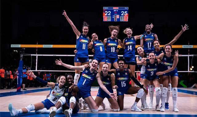 相比之下,意大利队在阵容上做出多样化搭配,显现出明加尔迪12分