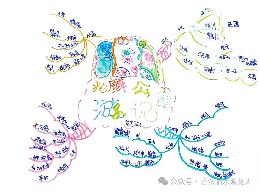 游公园的思维导图图片图片