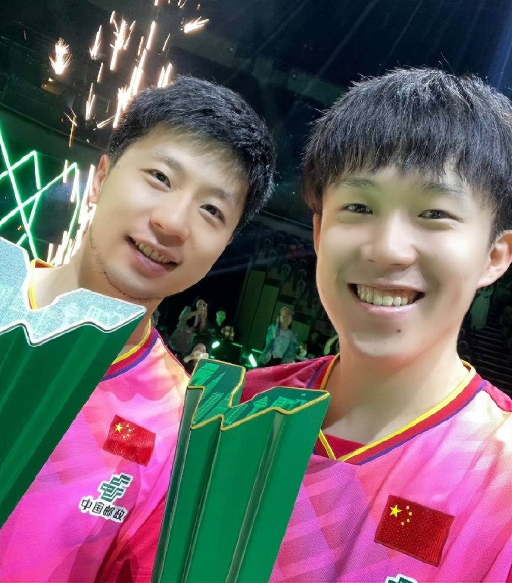 马龙,王楚钦勇夺男双冠军!有王楚钦的地方就有冠军!