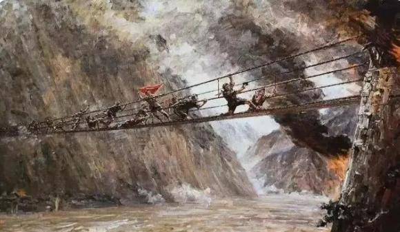 飞夺泸定桥时,敌人为何拆掉木板不炸毁桥?主要有两大原因