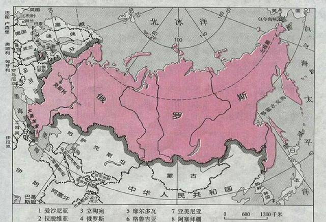 俄罗斯冻土分布图图片
