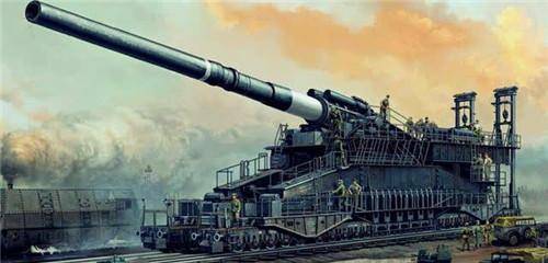 古斯塔夫列车炮:6发炮弹打废一个苏联要塞,操纵一台炮需4000人