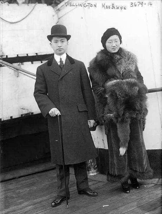 1918年12月,顾维钧在启航飞往巴黎前,特别拜访了美国现任总统威尔逊
