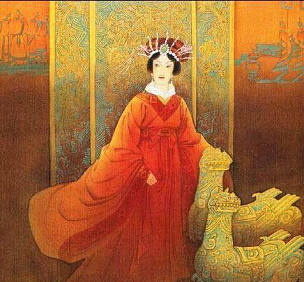 吕公有个女儿,叫做吕雉,正值芳龄,吕公替自己的女儿择婿,挑来挑去,就