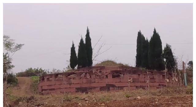 四川省金堂县清朝宁远将军墓,墓主是抗金名将岳飞的后裔