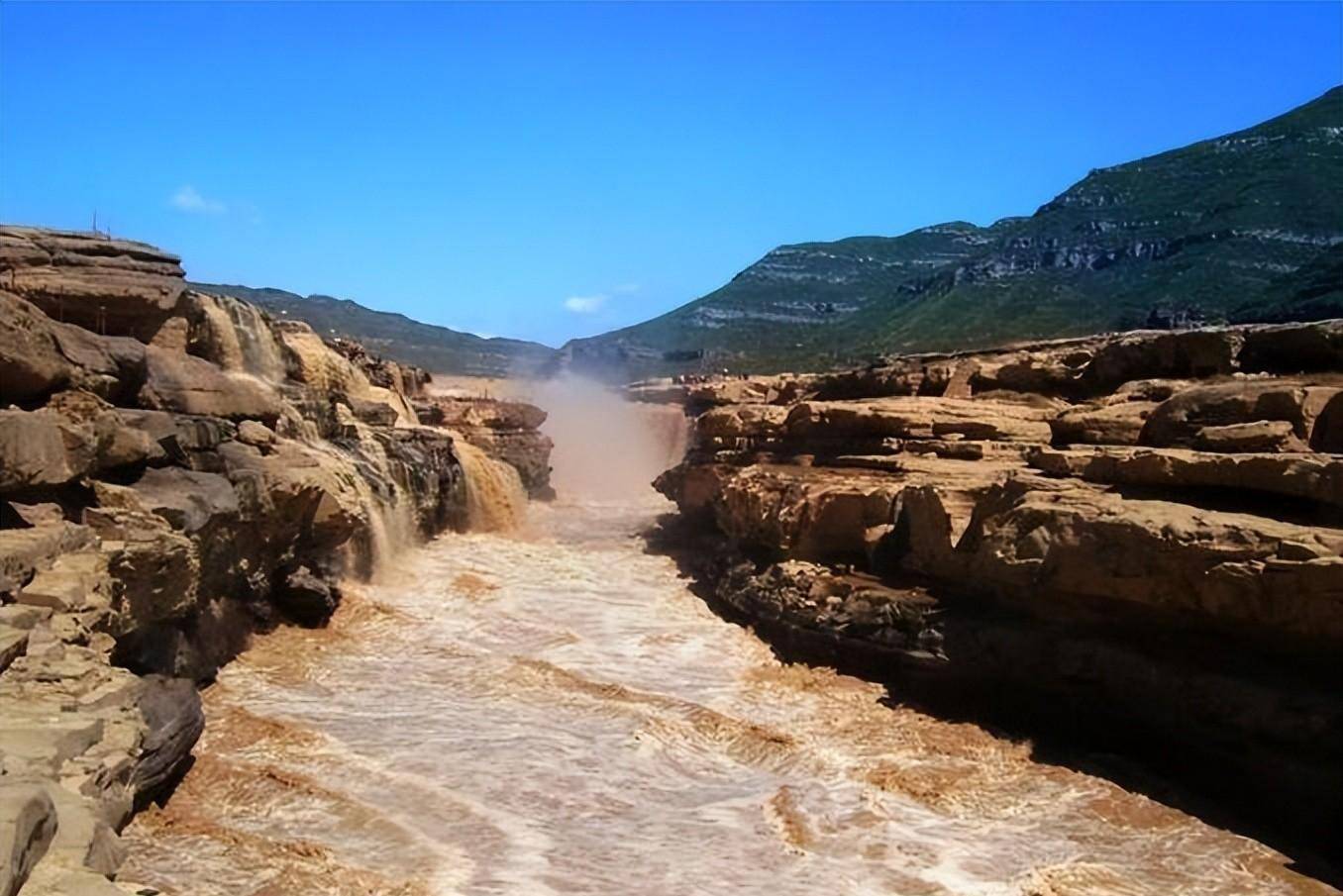 黄河边风景图片