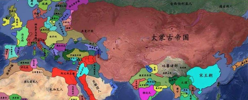 成吉思汗当初建立的蒙古帝国,放到现在,是包含了哪些国家?