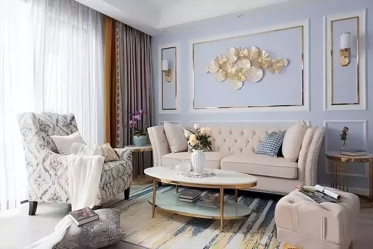 135㎡轻奢美式风新房,主卧嵌入式衣柜设计,收纳太赞了!