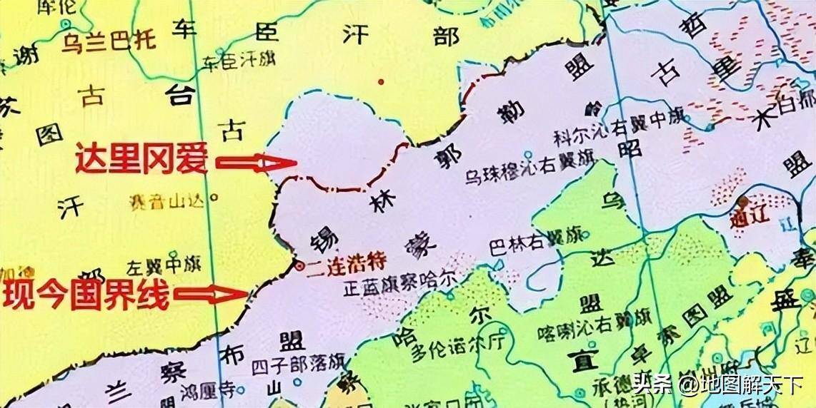 中俄蒙三国地图图片