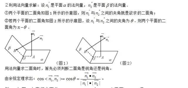角的边都要垂直于二面角的棱.