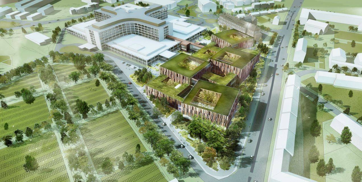 国际最好的医疗建筑设计医院设计效果图共振医疗康养研究所