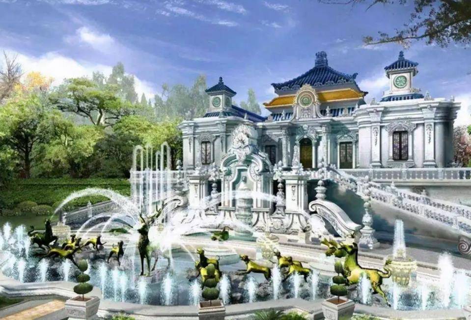 英国公布圆明园被毁前的照片,美如仙境,引起世界关注