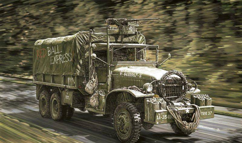 二战的美国黑人士兵:虽然他们不许参战 但是他们多次挽救了美军_卡车