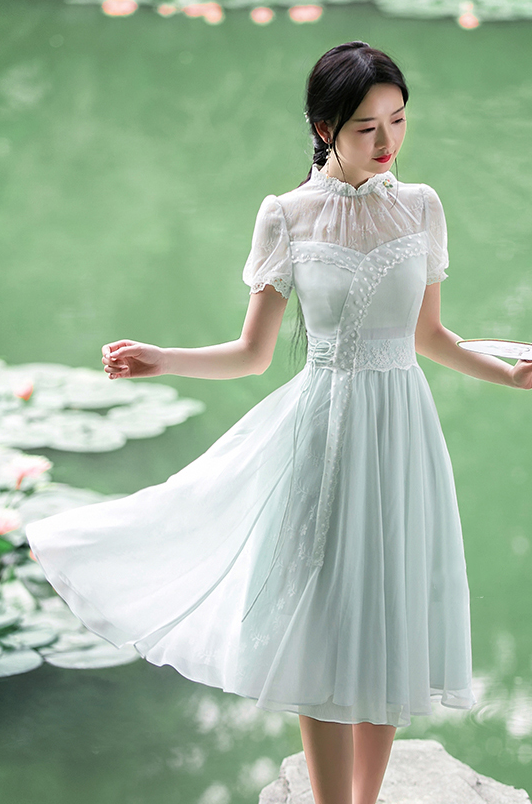 中国风仙女裙,今年夏天美到c位出道!_裙摆_设计_韵味