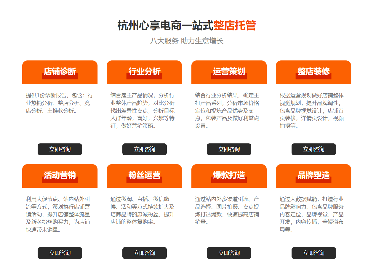 商铺托管服务