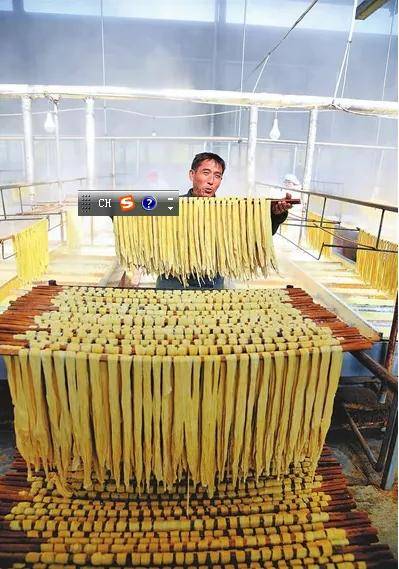 岷山腐竹源于江西高安,江西高安的腐竹应该是中国最开始制作腐竹这