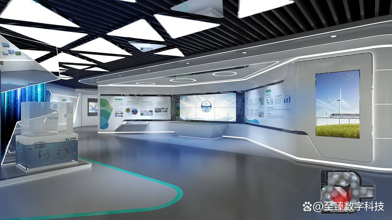 能源企业文化展厅设计思路分享