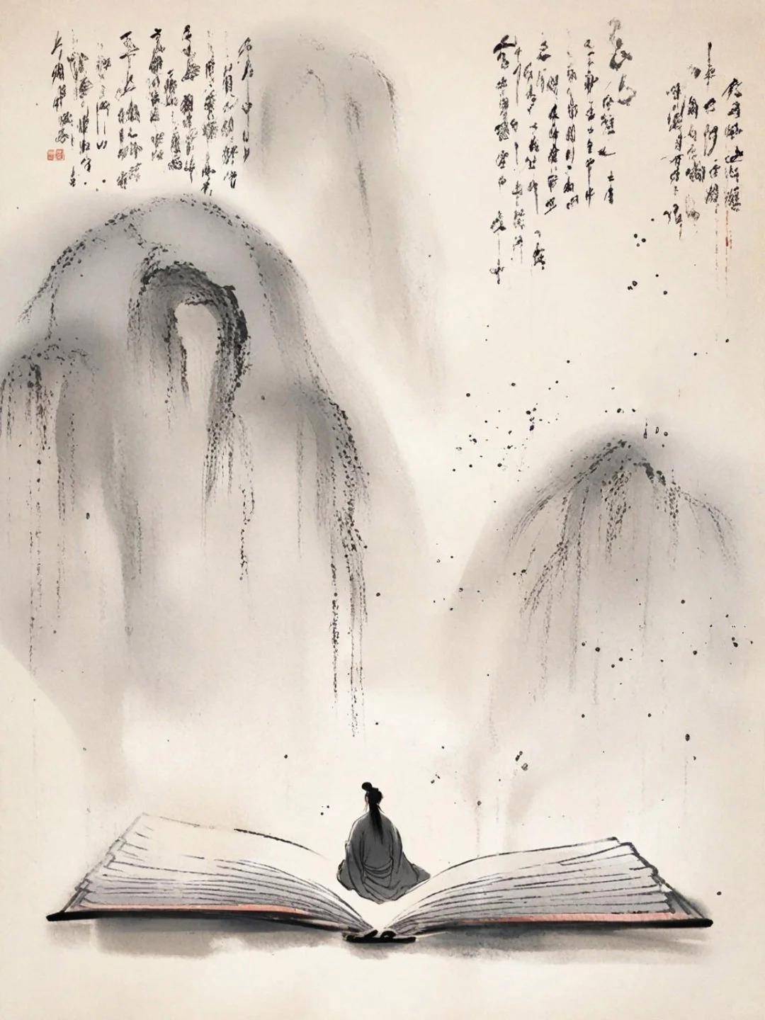 18松间月色如银,泉水轻吟石上,自然之景,清雅脱俗,引领心归宁静.