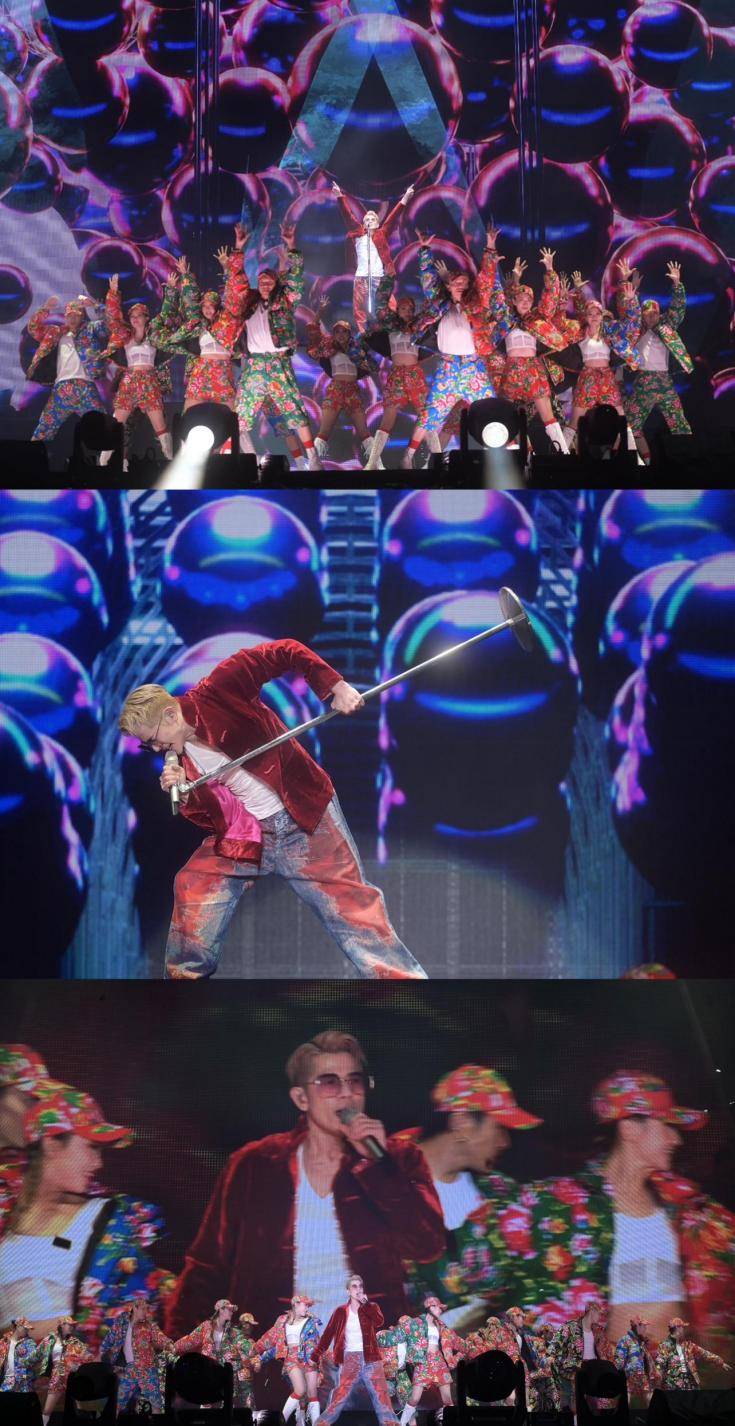 巨型风车舞台增色演出质感郭富城五月连开沈阳,海口两场演唱会,舞林星