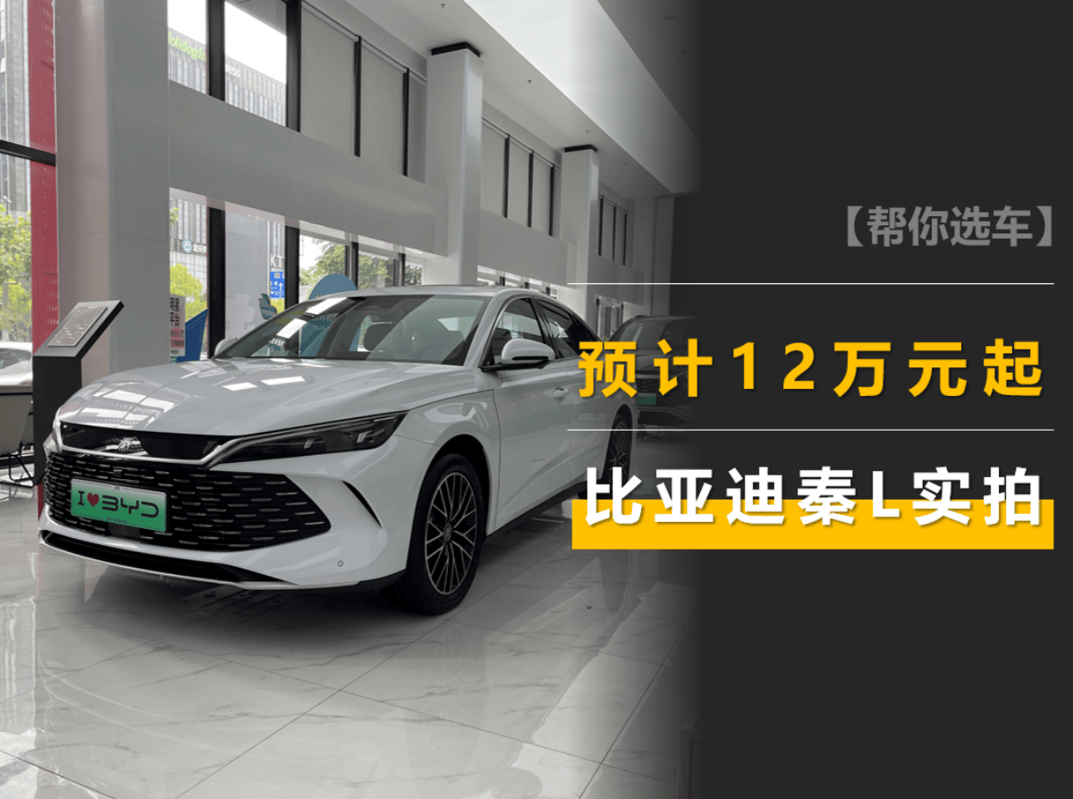 预计12万元起,填补秦plus和汉之间的空白?比亚迪秦l实拍