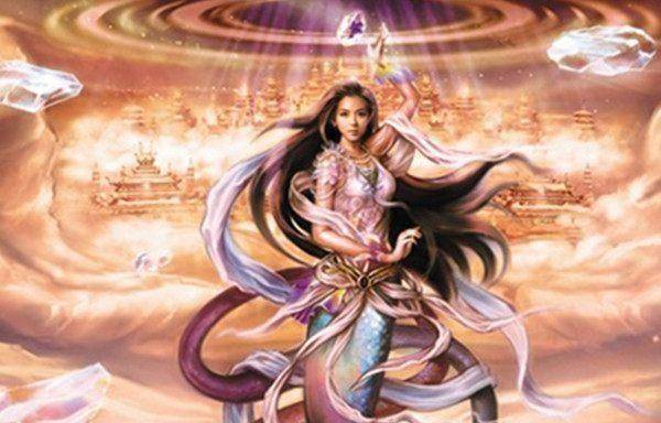 女娲从独立"传土造人"的大神,变为伏