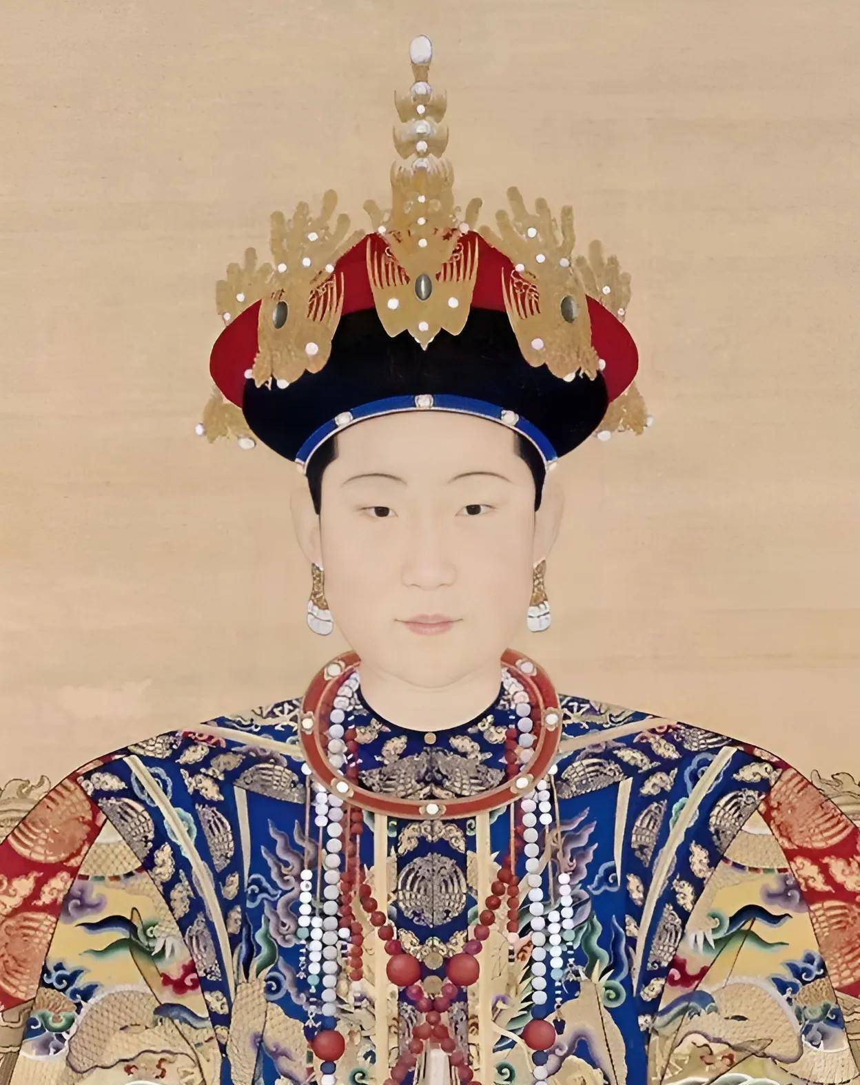 清朝历代皇后画像大全集:乾隆,溥仪的皇后最好看,默默同情光绪