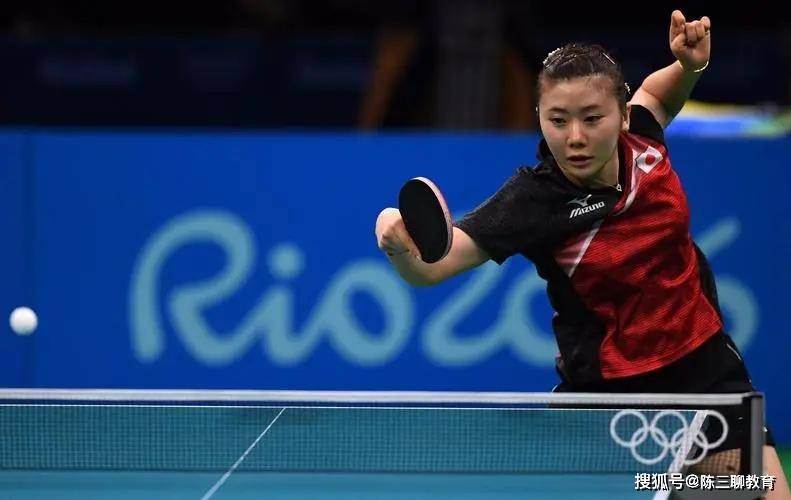 这样的成功背后是艰苦的付出:福原爱从小就在中国沈阳学习打球,她的