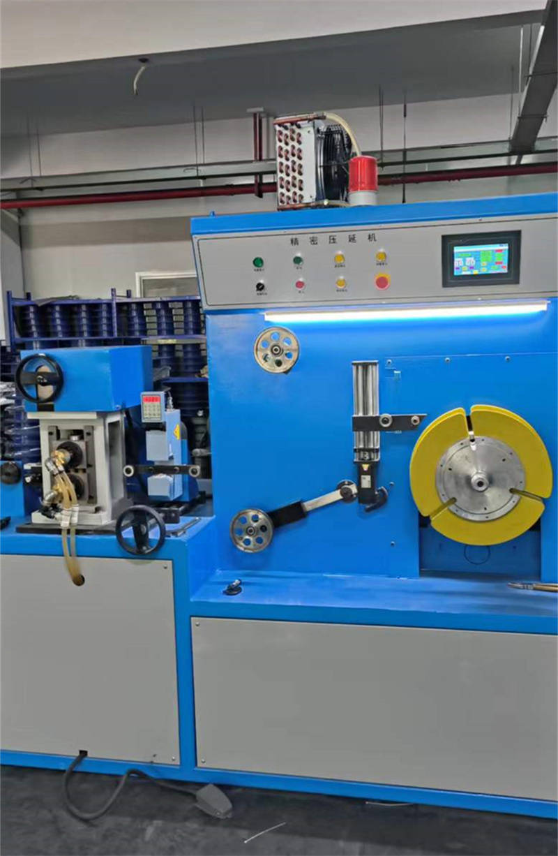 高精度扁线压扁机,合金扁线精轧机和y型轧机运用行业